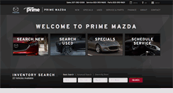 Desktop Screenshot of primemazda.com
